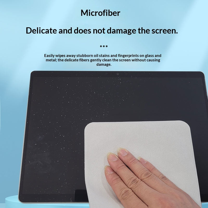 Double-layer Polished Screen Cleaning Cloth For Computers